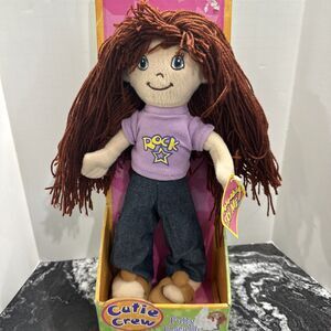 NEW - Cutie Crew Chloe Fully Poseable Doll 12" Tall Rock Star